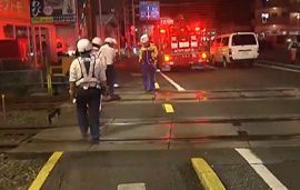 静岡鉄道・ＪＲ東北本線の踏切で人身事故
