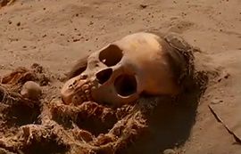 ペルーの遺跡から子どもの遺体１０９体発見