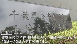 千葉県警察学校で巡査24人がトランプ賭博