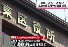広島市東区役所の職員が女子高校生を盗撮か