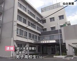 16歳の男子高校生が10代女性の首絞める　仙台