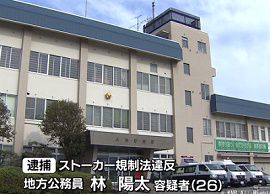 高岡市の消防士が知人女性の車にGPS機器付ける