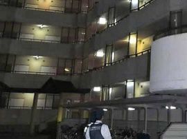 県営住宅で中１男子が飛び降りか　神戸