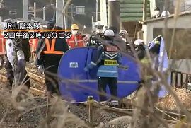 松江・JR山陰本線で人身事故　女性